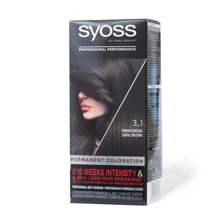 Boja za kosu 3-1 Tamnosmedja Syoss