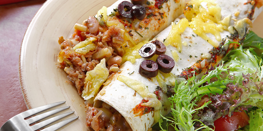 Tortilja sa mesom i povrćem