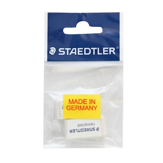 Gumica bela Staedtler 2/1