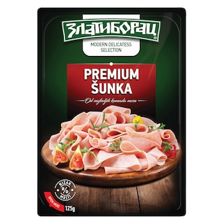 Premium sunka slajs 125g Zlatiborac