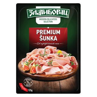 Premium sunka slajs 125g Zlatiborac