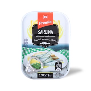 Sardina u bilj.ulju lim.Premia108g