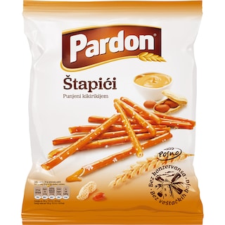 Stapici Pardon punjeni kikirikijem 230g, Marbo produkt