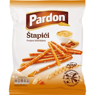 Stapici Pardon punjeni kikirikijem 230g, Marbo produkt