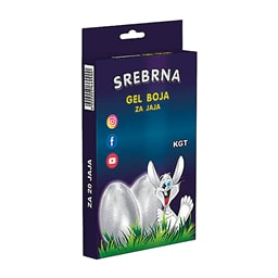 Gel boja srebrna U1314