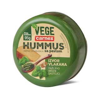 Humus sa pesto sosom  Carnex 95g