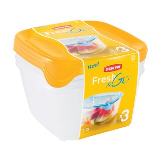 Set Frigo posuda/cuv.hrane Cruver 3x1.2l