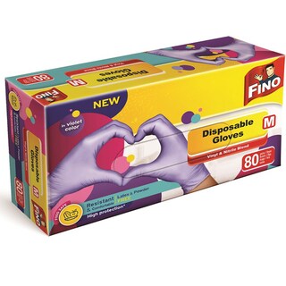 Rukavice jednokratne vitril Fino M 80kom