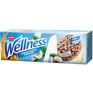Keks Wellness preliveni sa kokosom 165g
