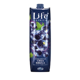 Sok crna ribizla premium Nectar Life 1l