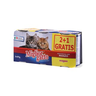 Hrana goved.Miglior gatto 405g 2+1grat.