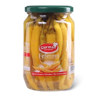Pasterizovana ljuta feferona Gurman 630g