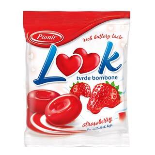 Bombona  tvrda jagoda Look 90g