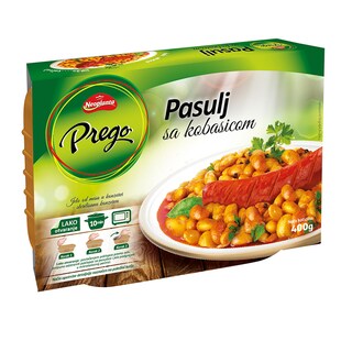 Pasulj sa kobas.Prego 400g