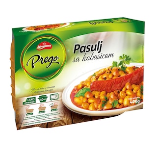 Pasulj sa kobas.Prego 400g