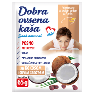 Dobra ovsena kasa kokos i s.grozd.65g