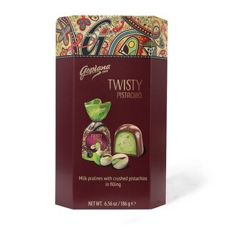 Pralina Twisty Pistaci 186g