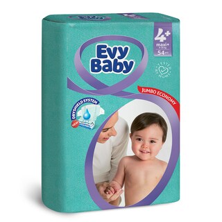 Evy Baby pel.Jumbo 4+ MaxiPlus 9-20kg 54