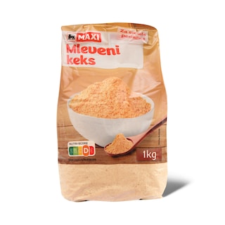 Keks Mleveni Maxi 1 Kg