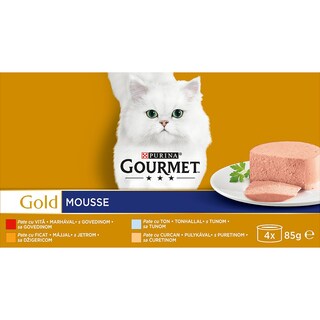 Hrana za macke Gourmet govedina 4x85g