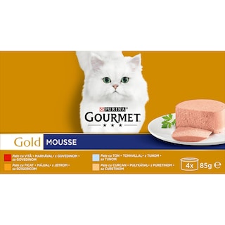 Hrana za macke Gourmet govedina 4x85g