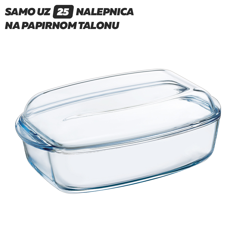 Kaserola sa poklopcem 4,5l Pyrex
