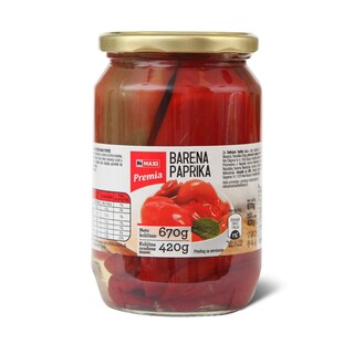 Barena paprika Premia 670g