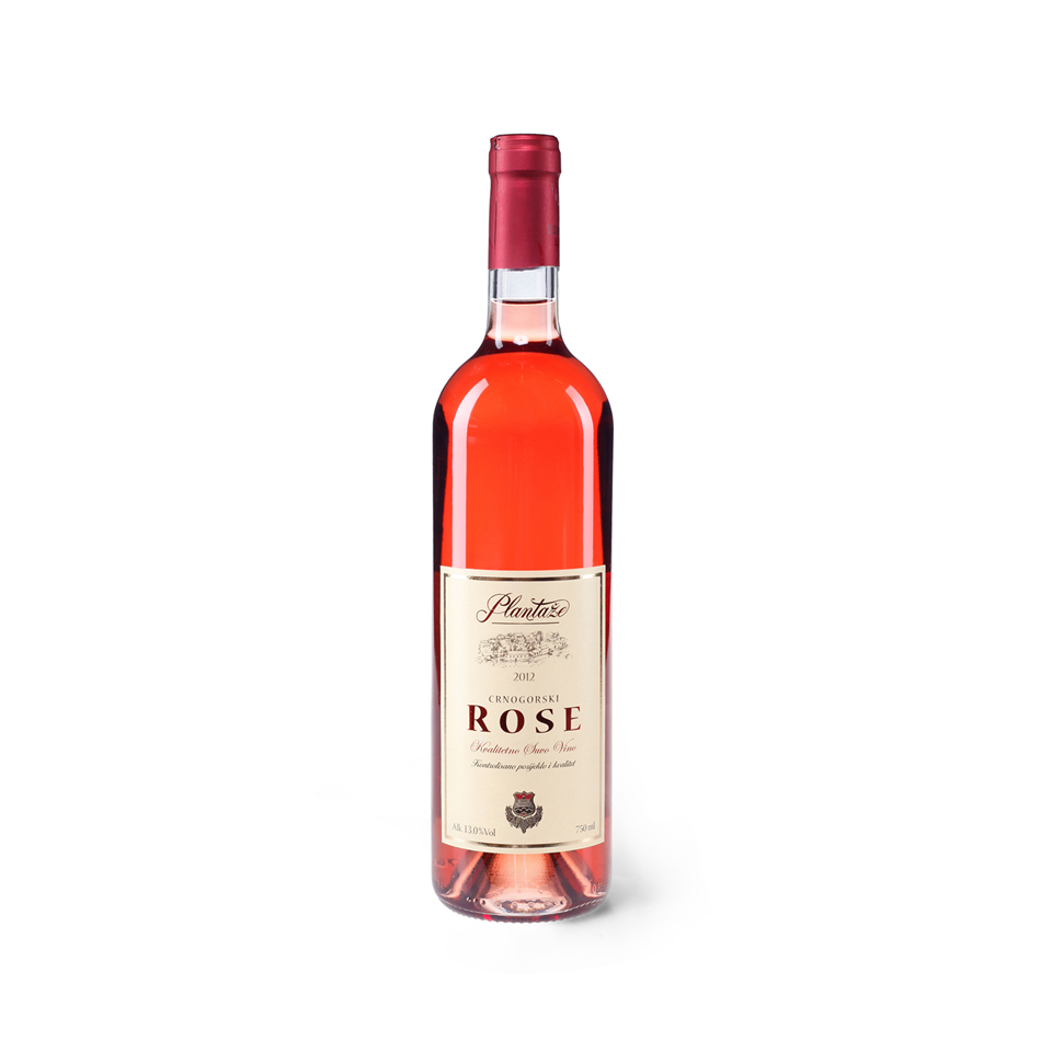 Vino ruzicasto Rose Plantaze  0.75l