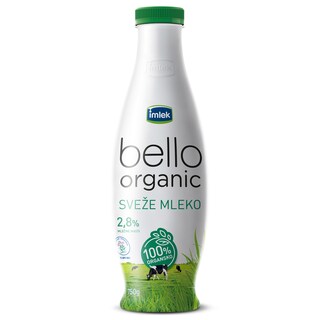 Mleko pasteriz.Bello organic 2.8%mm750ml