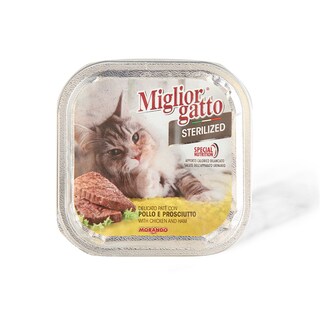 M.Gatto Sterilized,pilet.i sunka 100g