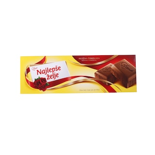 Cokolada Najlepse zelje mlecna 250g, Atlantic Brands