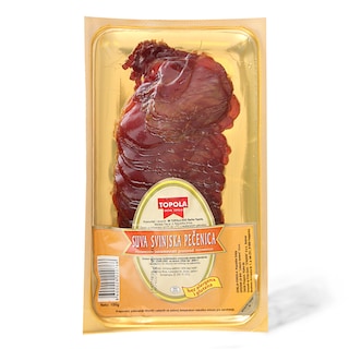 Suva svinj.pecenica slajs Topola 100g
