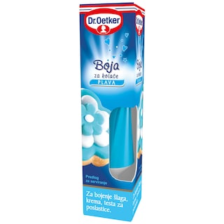 Boja za kolace plava Dr. Oetker 10g