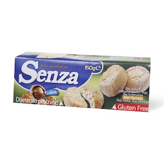 Keks bez glutena Senza sa lesnikom 150g