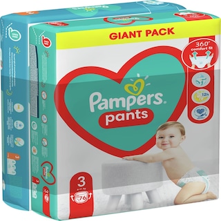 Pelene JP ML S3 82ct+GP pants 76 Pampers