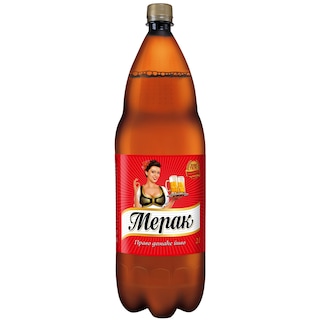 Pivo svetlo Merak flasa pet 2l