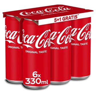 Coca Cola 0,33l multipack 5+1 gratis