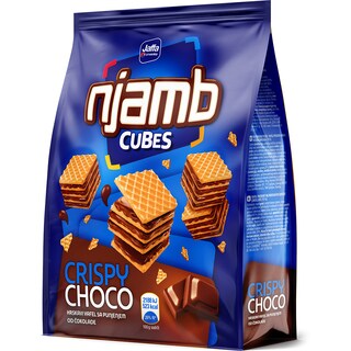 Vafl kocke sa mlec.cokoladom Njamb 180g