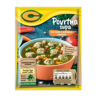 Povr.supa sa knedlama,mek.i span.C 40g