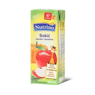 Sokic jabuka i bundeva Nutrino 200ml