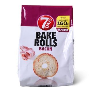 Dvopek Bake Rolls Bacon 160g