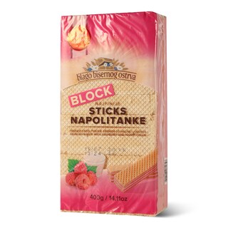 Napolitanke malina/jogut BBO 400g