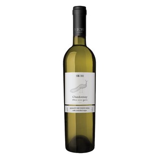 Vino belo chardonnay Stobi 0.75l