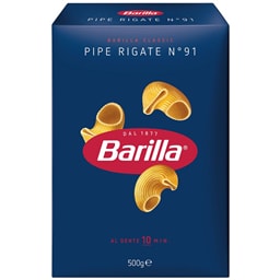 Testenina Pipe Rigate 91 Barilla 500g