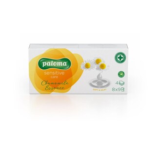 Papirne maramice Paloma sensitive care kamilica 4sl 8kom