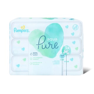 Vlazne maramice Pampers Aqua 3x48