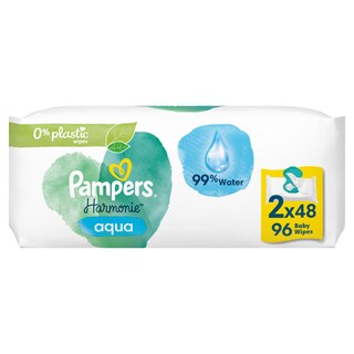 Vlazne maramice Harmonie Pampers Aqua 2x48