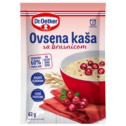 Ovsena kasa sa brusnicom Dr Oetker 62g