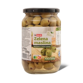 Maslina zel.bez kostice Maxi 700g