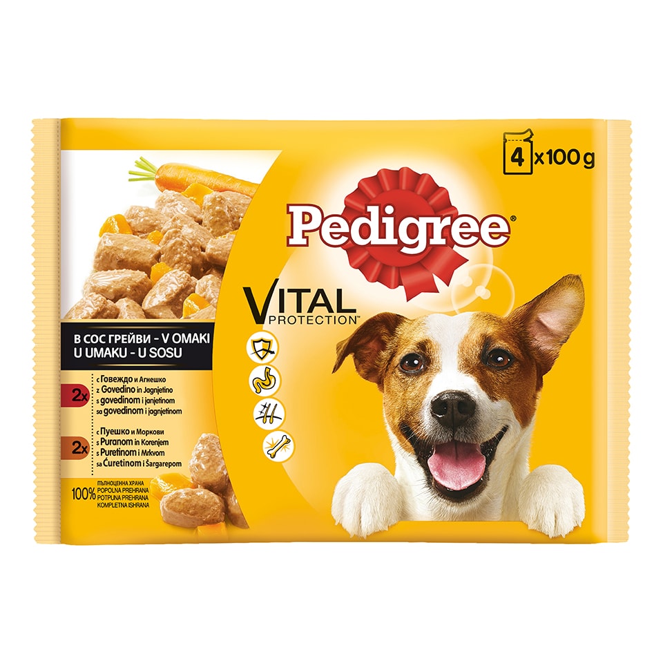 Kesice Adt Go-Ja,Cu-Sa'Pedigree 4x100g